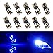 Produktbild Grandview 10pcs T10 501 LED Canbus Super Helle Blau 194 168 12n3030 SMD LED Ersatz für Autoinnenraum, Armaturenbrett, Kennzeichen, Sidelights Boot Glühbirnen (9 V-16 V)