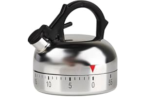 Hoquare Kitchen Timer Creative 60 Minutes Alarm Rotating Count Down Visual Timer Baking Cooking Timer Countdown for Home Use Barbecue & Outdoor Dining Baking Studying Teaching