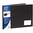 Exacompta - Ref GDB24/LZ - Guildhall Collection - Premium Display Book - Suitablde for A3 Landscape Documents, 24 Pockets, 48 Viewing Pages - Rigid Black PVC Cover