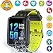 Produktbild Smart Watch, Herzfrequenz Monitor Fitness Tracker Smart Armband Activity Tracker Bluetooth Schrittzähler, wasserdicht Touch Screen Armbänder mit Sleep Monitor, Schrittzähler Kalorienzähler Telefon, gelb