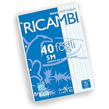 Maxi Quaderno Formato A4 Fogli A Righe 1R 100 Grammi Sushi (fantasie