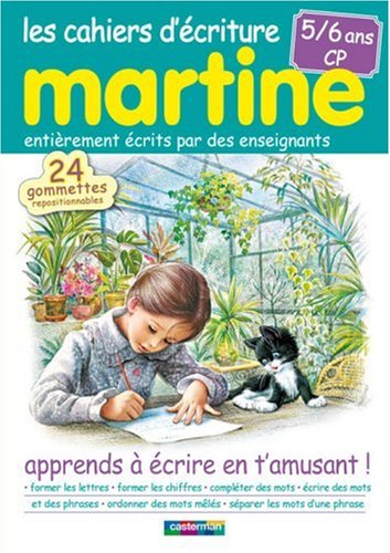 Download Les cahiers d'écriture Martine 5/6 ans CP : Apprends à écrire en t'amusant !