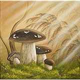 Acrylgemälde STEINPILZE