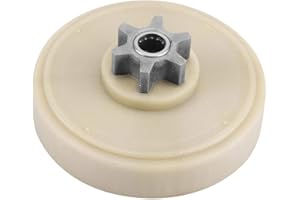 HAOFY Pignone per Motosega Elettrica 55 Denti Interni con Catena Trasmissione in Metallo 6 per Modello 107713-01, 717-04749 per Manutenzione Giardino, Taglio Legna, Sostituzione Ricambi