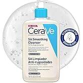 CeraVe, SA Foaming Anti-Rough Cleanser Gel for Dry, Rough and Irregular Skin, Gently Cleanses and Exfoliates, Enriched with E
