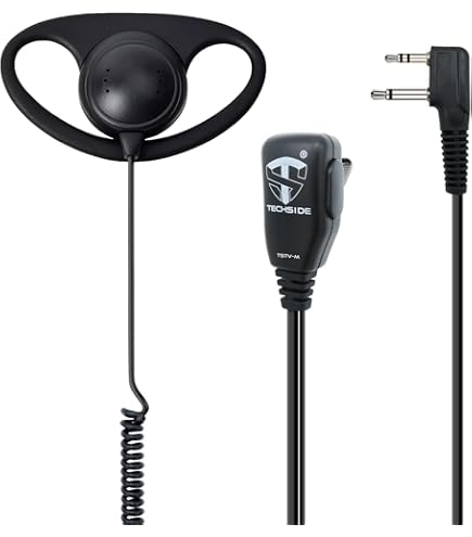 Cuffie PTT A Forma Di G Per Radio Midland - Microfono Con Cancellazione Rumore, Compatibile G7 Pro, G8, M24, HP450 - Foto 4