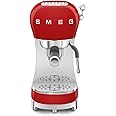 Smeg ECF02RDEU cob Coffee Maker with a Power of 1350 W 50's Style-red-ECF02RDEU, Plastic, Rot