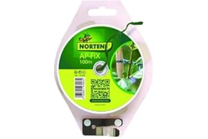 NORTENE Lien plastique armé Nort Apfix bobine 100m vert