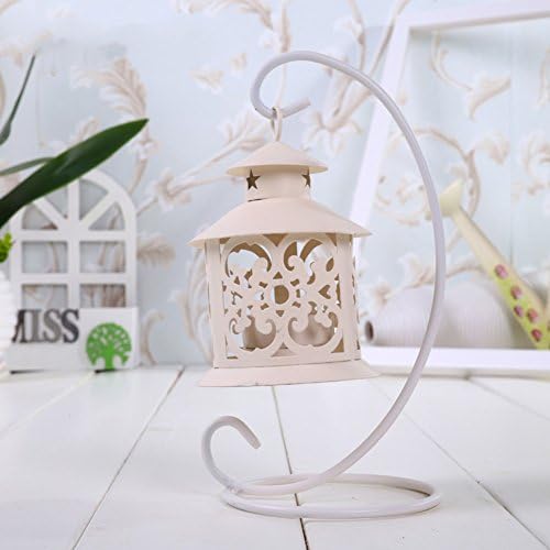 Candle holder retro hanging lights iron candlestick creative home decoration romantic wedding props-A