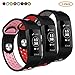 Produktbild FatcatBand Fitbit Charge 3 Armband, Klassisch Verstellbares Ersatz weiches Silikon Sporty Wrist Strap Band Armbanduhr Uhrenarmband Schlaufe Armbänder für Fitbit Charge 3 Smartwatch
