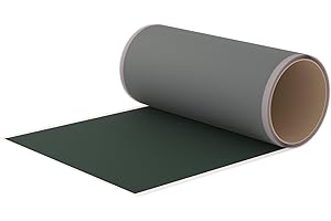 Flickly® Patchs de réparation autocollants | camions, remorques, tentes, auvents, camping, parasols, piscine | disponibles en plusieurs couleurs | 2,5m x 20cm | Vert (RAL6005)