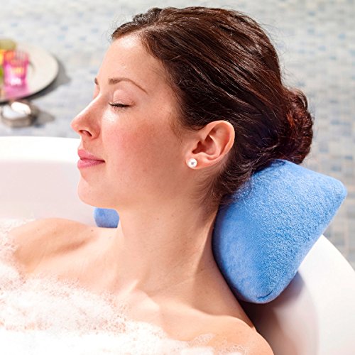 Badewannenkissen Badekissen Wannen-Kissen Relax Nackenkissen Wellness hellblau - 2