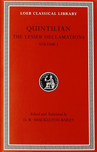 Lesser Declamations V 1 L500 (Trans. Bailey) (Latin) livre