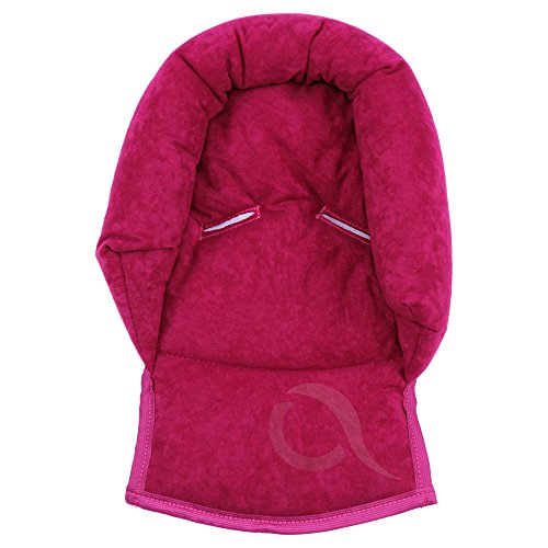 Infant \ Baby \ Toddler car seat , stroller head support pillow ( soft / fuchsia)