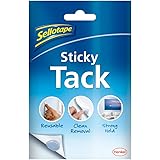 Sellotape Sellotac Sticky Tack for Home & Office, Reusable Blue Tack Adhesive, Stationery, Craft & Office Supplies, Poster Pu