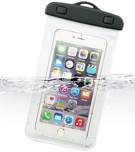 Dolder neue wasserdichte Handyhülle Tasche Beutel Unterwasser tasche für iphone 6 plus, iPhone 6s Plus/Samsung Galaxy S7 Edge,S7,S6 Edge Plus,S6 Edge,S6,A7,A5/Huawei Ascend P9 Plus,P9,P9 Lite,P8,Mate S,Mate 8,Mate 7/LG G5/HTC ONE M10/ MOTO G4,MOTO Z Stylus, usw. in Weiss.