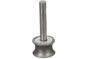 Lrtzizy Meule DiamantéE Meule pour Avion en Verre Chanfrein à Bord Droit Tige de 6 Mm (10 Mm)