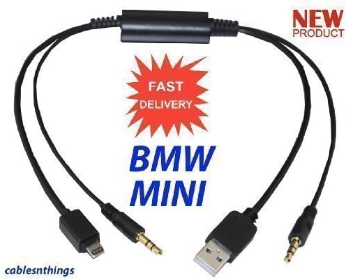 New Cable for BMW iPhone 5 5c 5s fits BMW Series 1, Z4, 6, 7, X1, X3, X5, X6 digital cable (For S6FLA)