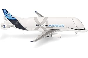 herpa Avión en Miniatura Airbus Industries BelugaXL – XL#3 – F-GXLI, a Escala 1:500, Pieza de colección, Modelo sin Base, Metal
