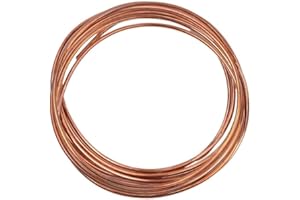 MEROURII Kupferdraht, T2 Reiner Kupferdrahtdraht Blanker, Gute Wärmeleitfähigkeit und Korrosionsbeständigkeit, 0.1-1mm x 10m/ 2mm x 5m/ 3mm x 4m/ 4mm x 5m