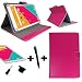 Produktbild Starter Set: Archos Tablet 101D Neon 10.1 Tablet Hülle X10 10 Zoll mit Standfunktion + Staub Stöpsel + Touch Pen - 3 in 1 10 zoll Pink *