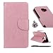 Produktbild Samsung Galaxy A5 ( 2016 ) Schutzhülle Leder Hülle, Alfort 3 in 1 Flip Fashion Design Dual Use Falten Premium PU Leder Flip Mappen Kasten Abdeckung für Samsung Galaxy A5 / A510F ( 2016 ) 5.2" ( Rosa ) + Netter Staub Stecker + Schwarz Stylus Pen