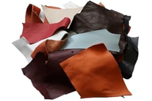 YECNA Lederreste Sortiert, 1000 g - größer DinA4