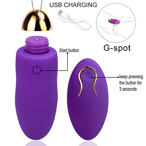 Preisvergleich Produktbild begorey Weibliche Stummschaltung Drahtlose Fernbedienung Eier Sexspielzeuge Paare Erwachsene Geschlecht Liefert (Lila)