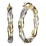 Ananth Jewels 925 Sterling Silver BIS Hallmarked Italian Hoop Earrings for Women