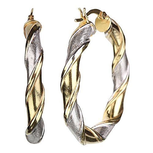 Ananth Jewels 925 Sterling Silver BIS Hallmarked Italian Hoop Earrings for Women