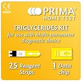 Prima Home Test Multicare-In Triglycerides Strips - (Pack of 25)