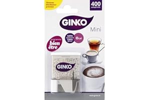 GINKO – Édulcorants Mini Sweets – 400 Mini Comprimés à la Saccharine – Sucrettes Sans Aspartame & Sans Gluten