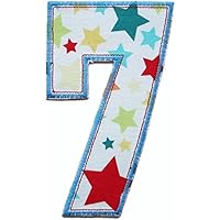 Geburtstagszahl Zahl Applikation XL Aufbügler