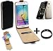Produktbild TOP SET für LG Electronics K5 360° Flipstyle Schutz Hülle Smartphone Tasche schwarz + TPU Bumper, Case Hülle Flip cover für LG Electronics K5 - K-S-Trade (TM)