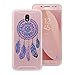 Produktbild Yokata Samsung Galaxy J5 2017 Hülle Transparent Weiche Silikon Handyhülle Schutzhülle TPU Handy Tasche Schale Etui Weich Silicone Bumper Ultra Dünn Slim Schlank Durchsichtig Handytasche Premium Kratzfest Clear Backcover Schutz für Galaxy J5 2017 (5,2 Zoll SM-J530F) Case Cover - Blaue Glockenblume