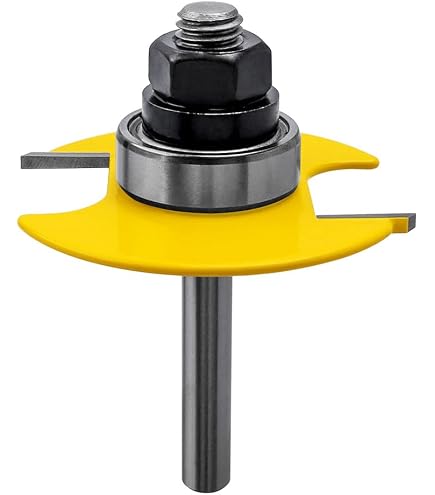 Yonico Biscuit Joint Slot Cutter #20 1/2 in. Shank Carbide Tipped
