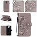 Produktbild Moto G4/Motorola G4 Plus Hülle [Mit gehärtetem Glas Display Schutz], idatog(TM) Magnetische Schlag Buch Art Schutzhülle, Hohe Qualität Klassische Bunte Kühles Muster Design Premium PU Leder Faltender Mappen Kasten mit [Kredit Karten Steckplätze] Stand Funktion Folio Schutzhülle Perfekt Passt Für Moto G4/Motorola G4 Plus