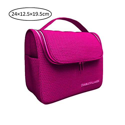 DoubleVillages Wasserdicht Kulturbeutel Damen Herren Reise Kulturtasche Kosmetiktasche Zum Aufhaengen Waschtasche / Make up Tasche / Waschbeutel
