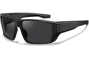 STGATN Polarised Sports Sunglasses for Men - Ultra Lightweight TR90 Frame, Oversized Wrap Around Sun Glasses UV Protection, Ideal for Driving, Cycling, Running, Hiking, and Outdoors S16103