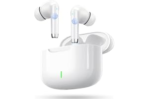 WEKNA Auriculares Inalámbricos Bluetooth, In Ear Auriculares Bluetooth 5.4 con Cancelacion Ruido HD Mic, 56H Cascos Inalambricos con HiFi Estéreo, IPX7 Impermeable Deportes Audifonos para iPhone iOS Android