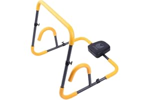 ‎GYRONETICS GYRONETICS® AB Roller - mit Kissen, 56 x 67 x 56 cm, Gepolstert, für Crunches, Liegestütze und Kniebeugen - Bauchtrainer, AB Trainer, Bauchmuskeltrainer, Sixpack Fitnessgerät, Situp Trainingsgerät
