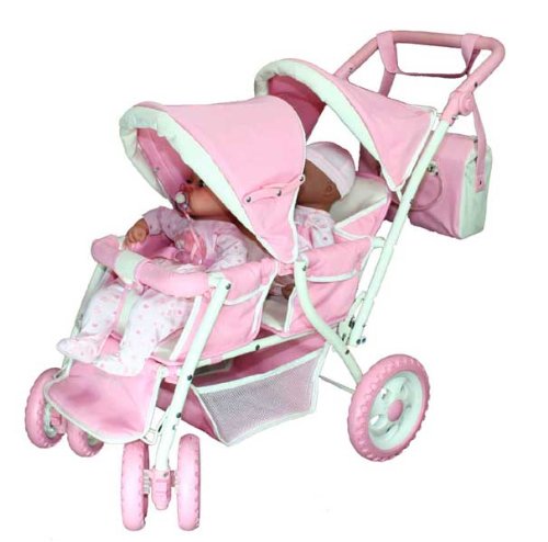 Dolls Tandem Pushchair Kristal