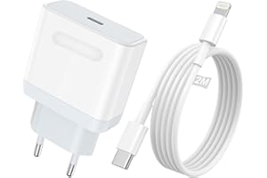 TORTOISE LOOK 【Apple Certificado MFi】Cargador Rápido de Pared para iPhone,20W PD Tipo C con 2M Cable USB C a Lightning Cable Compatible con iPhone 14/14 Pro/14 Pro Max/13/12/12 Mini/12 Pro/12 Pro Max/11/XS/XR/X/8/7