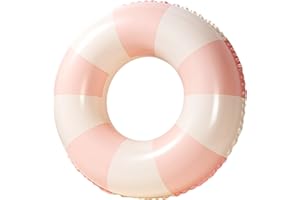 LUMOOM Bouée de natation gonflable pour adulte, matelas gonflable, jouet pour enfants, tube de natation pour piscine d'été, rose