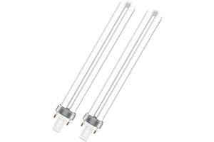 DDLISU Lámpara Fluorescente Compacta G23 de 2 Pines y 11W, Luz Blanca Cálida de 2700K, Lámparas de Bajo Consumo CFL G23, Tubo en Forma de U, Aplicable a Sala de Estar, Dormitorio, No Regulable, 2 Piezas