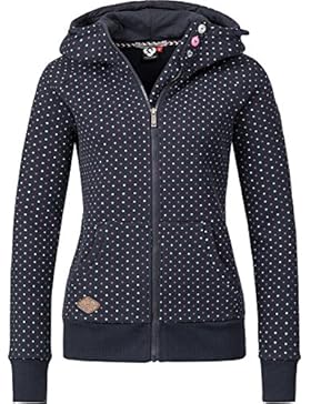 Ragwear Damen Jacke Sweatjacke Übergangsjacke Chelsea Zip (vegan hergestellt) 12 Farben XS-XL