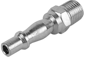 Dunnet Tools 1/4" Inch Quick Release Air Line Connector | Heavy Duty Male BSP Fitting for Air Compressor, Pneumatic Tools, Quick Connect Coupling, Airbrush & Tool Accessories