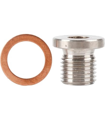 M12 X1.25 Titanio Cerradura Tuerca Todo Metal Ti Bloqueo Escape