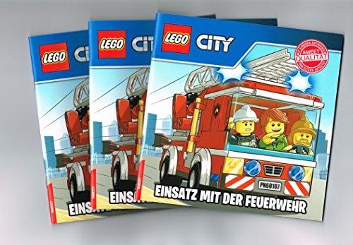 Preisvergleich Produktbild LEGO® CITY™ Einsatz mit der Feuerwehr Verpackungseinheit (3 Expl.): Mini-Bilderbuch