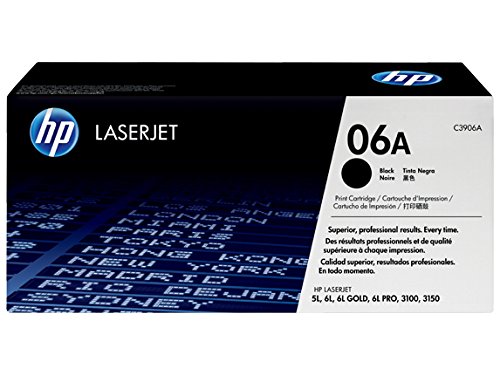 Original HP Toner 06A für LaserJet 5l / 6l / 3100 / 3150 (schwarz, Standard, 2500 Seiten) C3906A - 2